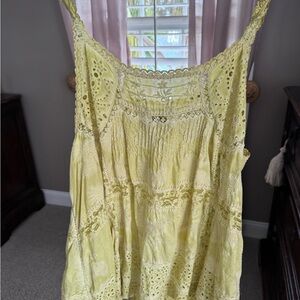 Magnolia Pearl Lemon Lace Camisole